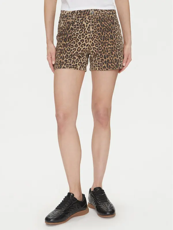 Vero Moda Vero Moda Kratke traperice Tess 10329962 Smeđa Regular Fit