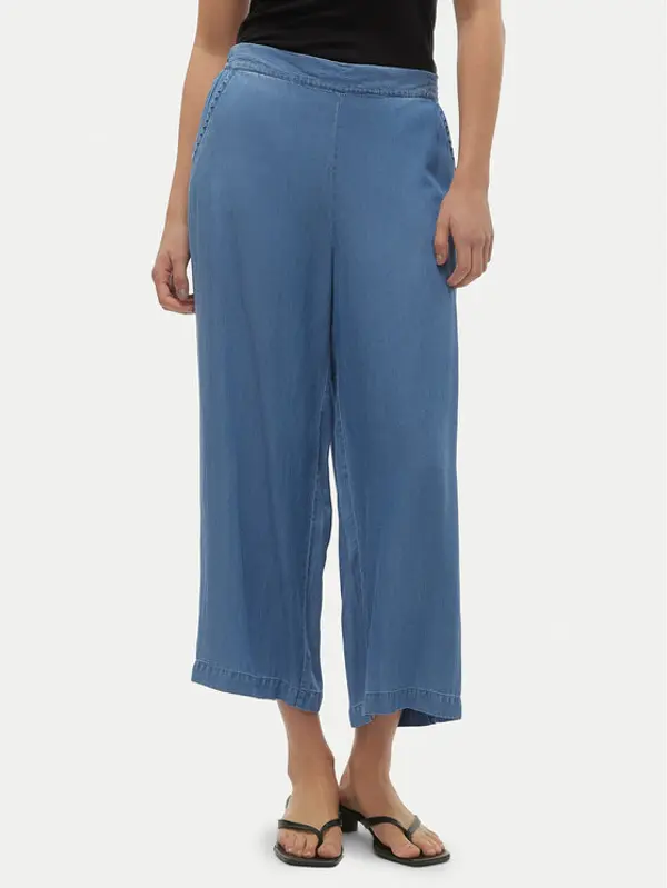 Vero Moda Vero Moda Kulot Bree 10304861 Plava Wide Leg