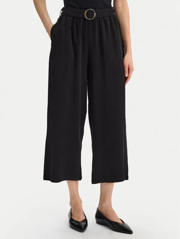 Vero Moda Vero Moda Kulot Bree 10341670 Crna Cropped Fit