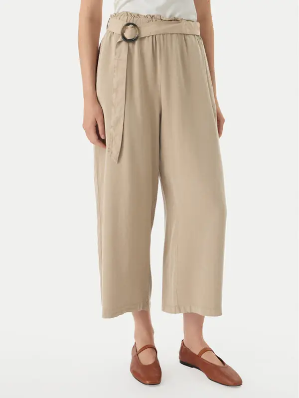 Vero Moda Vero Moda Kulot Bree 10341670 Smeđa Cropped Fit