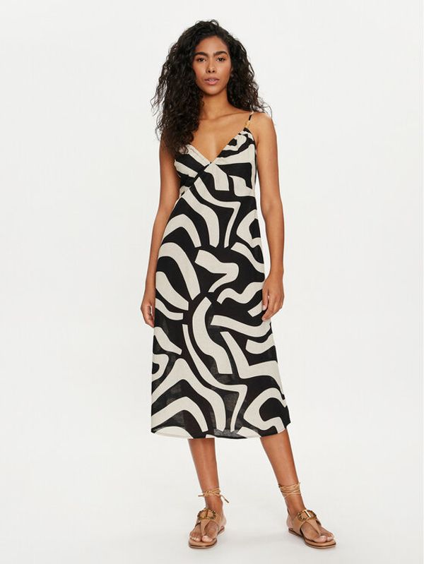 Vero Moda Vero Moda Ljetna haljina Agnete 10311860 Crna Regular Fit