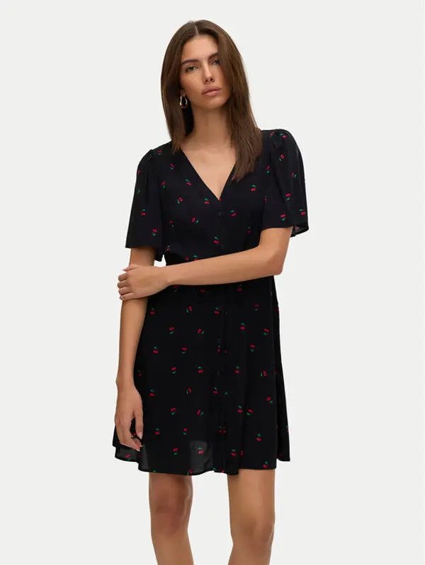 Vero Moda Vero Moda Ljetna haljina Alba 10292845 Crna Regular Fit