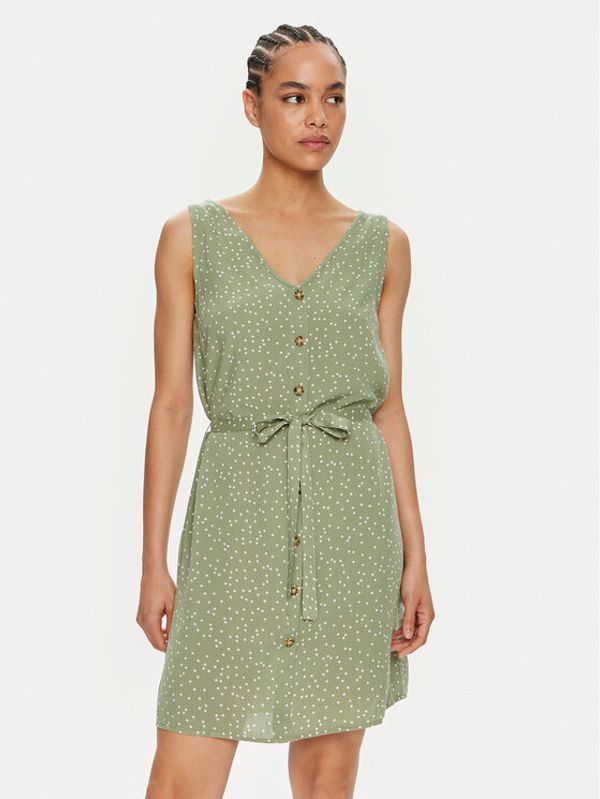 Vero Moda Vero Moda Ljetna haljina Bumpy 10286519 Zelena Regular Fit