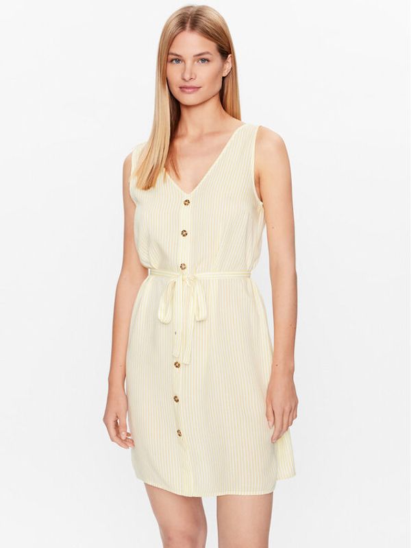 Vero Moda Vero Moda Ljetna haljina Bumpy 10286519 Žuta Regular Fit