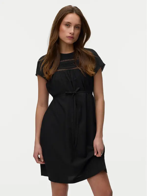 Vero Moda Vero Moda Ljetna haljina Debbie 10342682 Crna Regular Fit