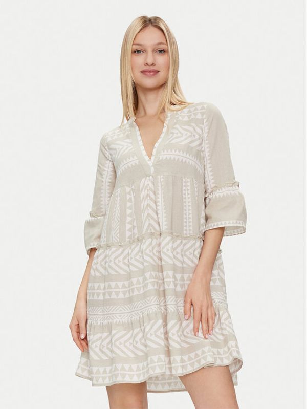 Vero Moda Vero Moda Ljetna haljina Dicthe 10225127 Bež Loose Fit