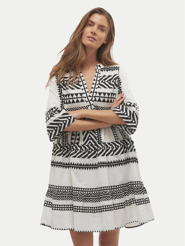 Vero Moda Vero Moda Ljetna haljina Dicthe 10225127 Bijela Loose Fit