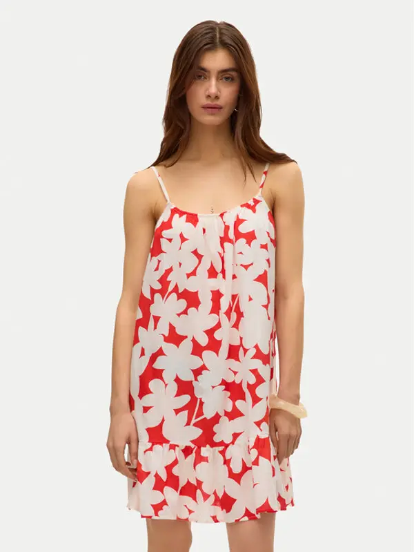 Vero Moda Vero Moda Ljetna haljina Dicthe 10323634 Crvena Regular Fit