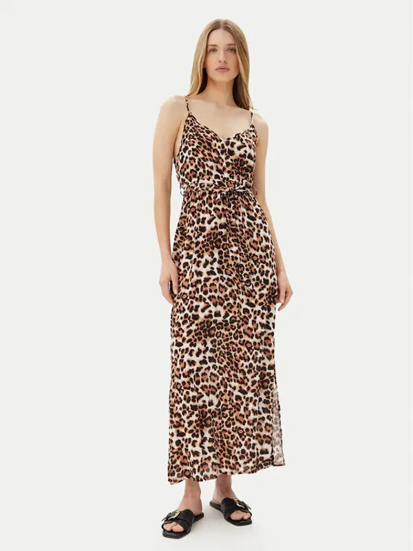 Vero Moda Vero Moda Ljetna haljina Easy 10307995 Smeđa Regular Fit