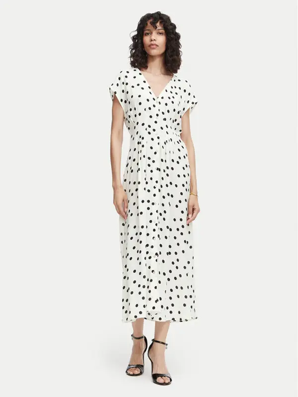 Vero Moda Vero Moda Ljetna haljina Elisa 10348019 Bijela Regular Fit