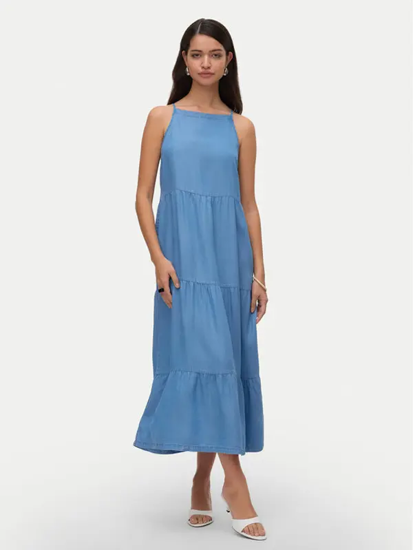 Vero Moda Vero Moda Ljetna haljina Fleur 10326075 Plava Loose Fit