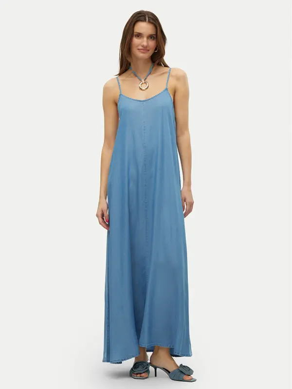 Vero Moda Vero Moda Ljetna haljina Harper 10283677 Plava Loose Fit