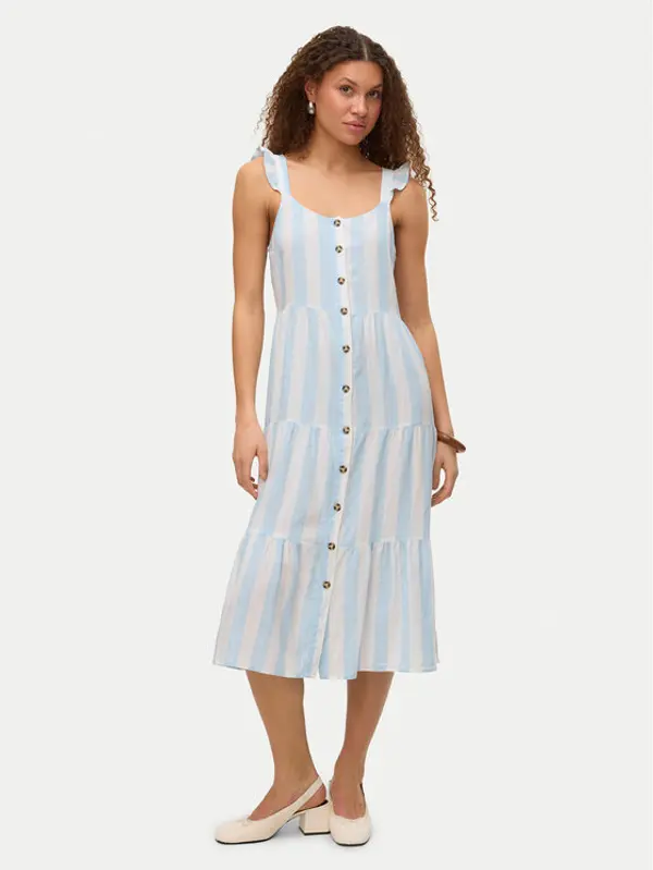 Vero Moda Vero Moda Ljetna haljina Linn 10322614 Svijetloplava Regular Fit