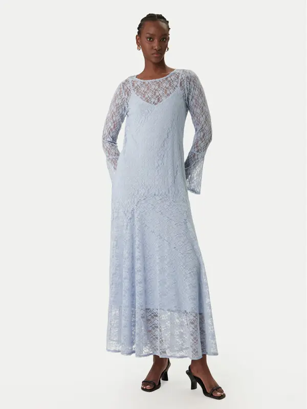 Vero Moda Vero Moda Ljetna haljina Loulou 10346192 Svijetloplava Loose Fit
