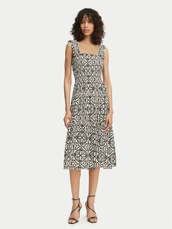 Vero Moda Vero Moda Ljetna haljina Menny 10282481 Crna Regular Fit