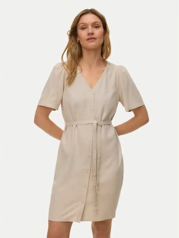 Vero Moda Vero Moda Ljetna haljina Mymilo 10340466 Bež Regular Fit