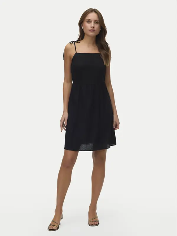 Vero Moda Vero Moda Ljetna haljina Mymilo 10340527 Crna Regular Fit