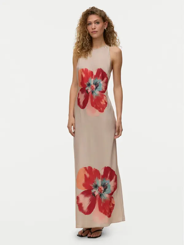 Vero Moda Vero Moda Ljetna haljina Reba 10345415 Svijetlo bež Regular Fit