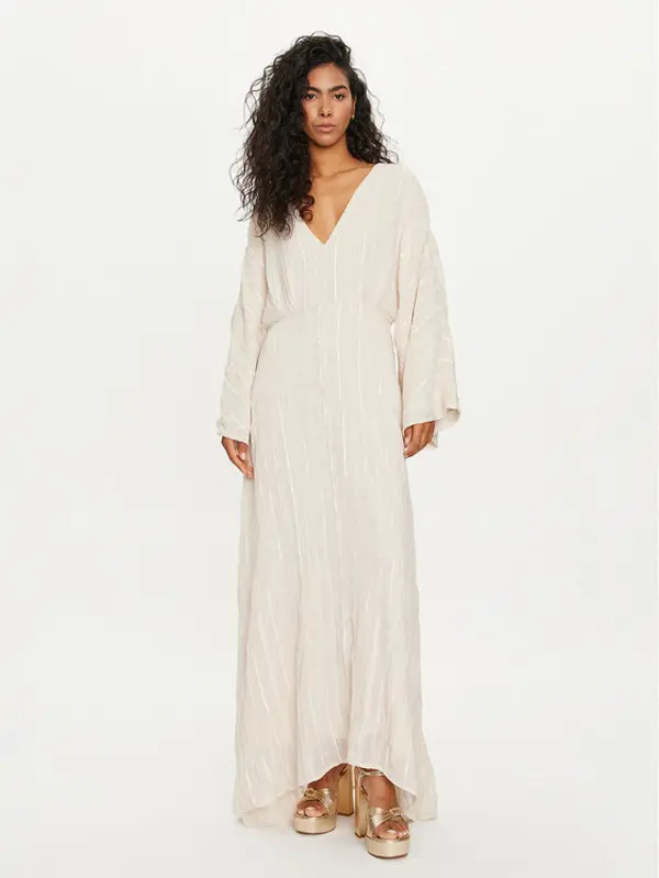 Vero Moda Vero Moda Ljetna haljina Tara 10304254 Écru Loose Fit
