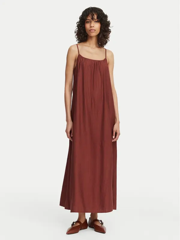 Vero Moda Vero Moda Ljetna haljina Vira 10340738 Smeđa Relaxed Fit