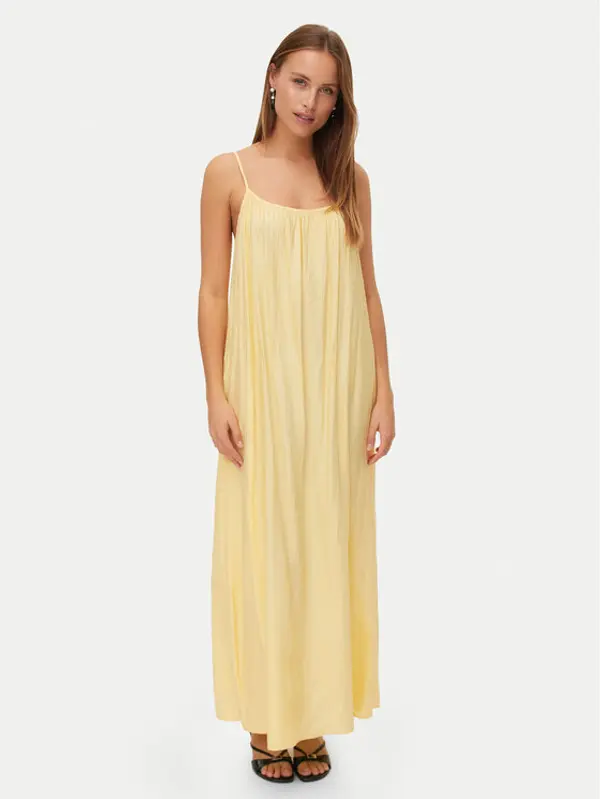 Vero Moda Vero Moda Ljetna haljina Vira 10340738 Žuta Relaxed Fit