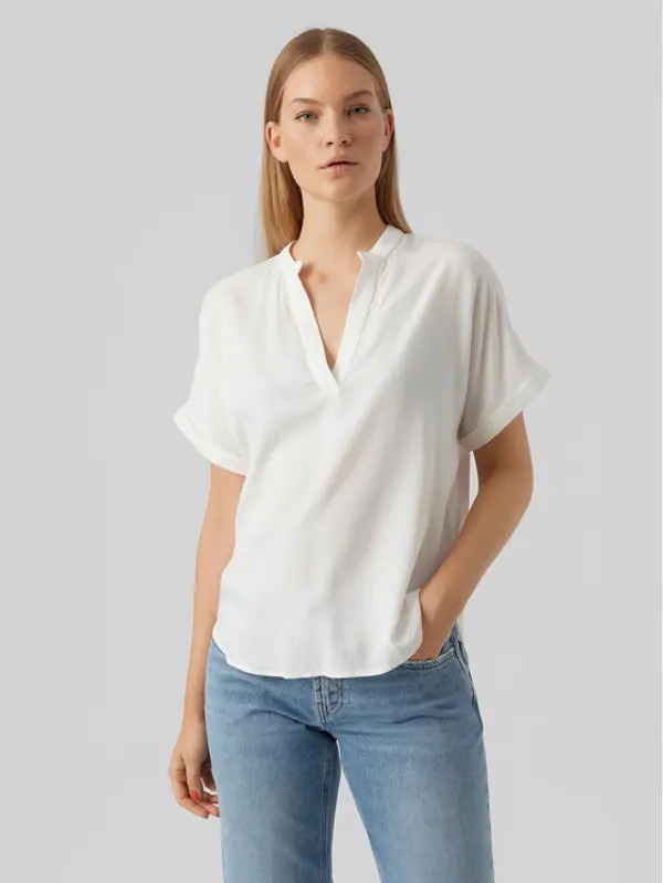 Vero Moda Vero Moda Majica Beauty 10279697 Bijela Regular Fit