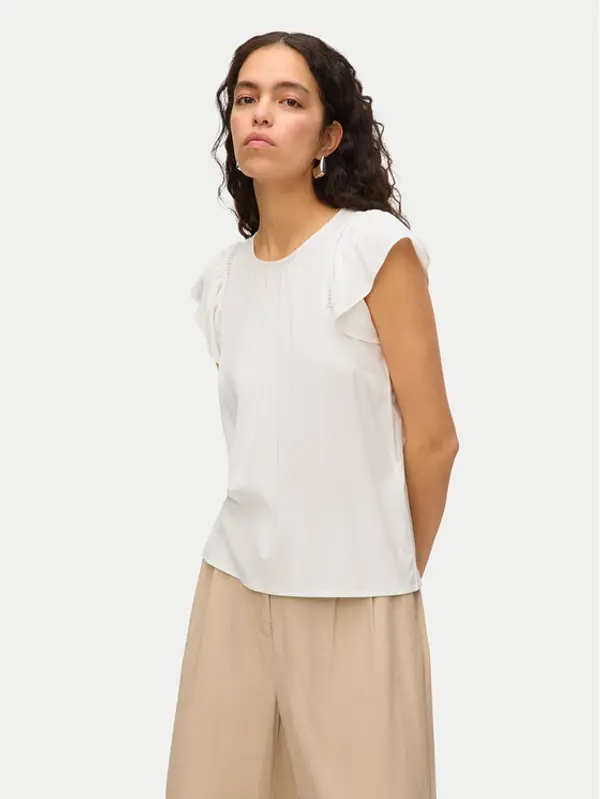 Vero Moda Vero Moda Majica Bella 10325248 Bijela Standard Fit