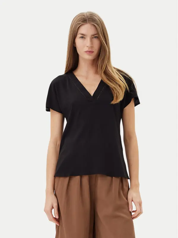 Vero Moda Vero Moda Majica Bella 10327551 Crna Regular Fit