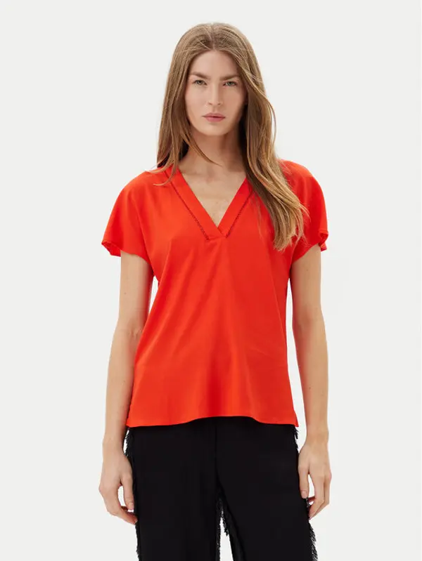 Vero Moda Vero Moda Majica Bella 10327551 Crvena Regular Fit
