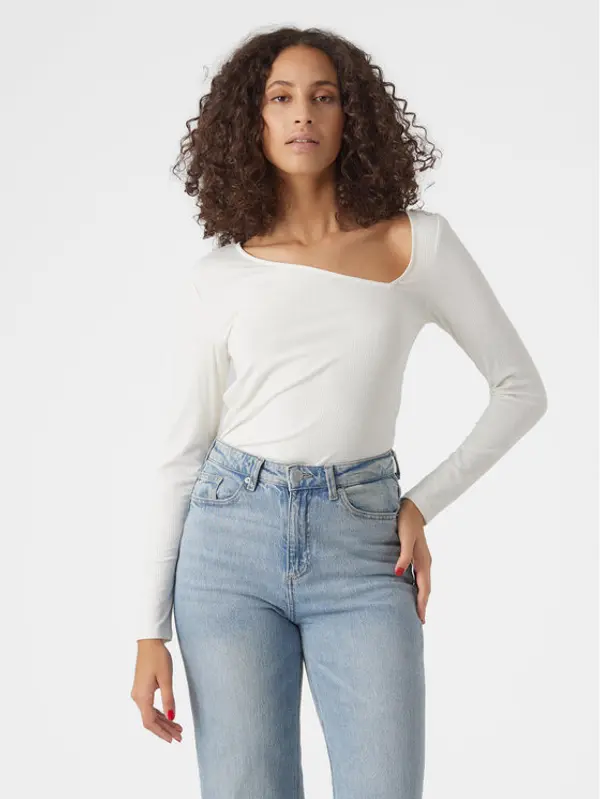 Vero Moda Vero Moda Majica Carina 10301178 Bijela Regular Fit