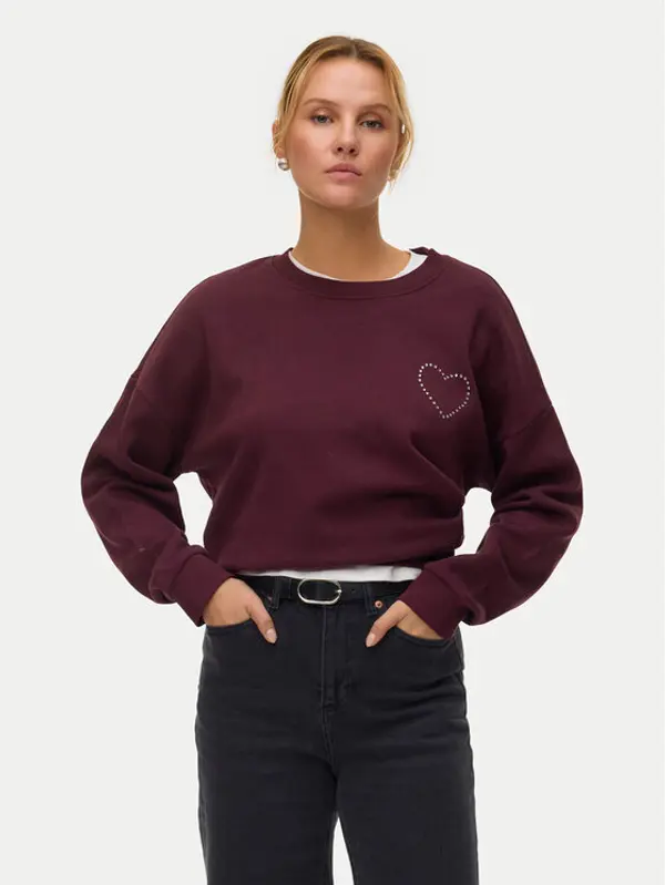 Vero Moda Vero Moda Majica dugih rukava Lotte 10333544 Ljubičasta Regular Fit