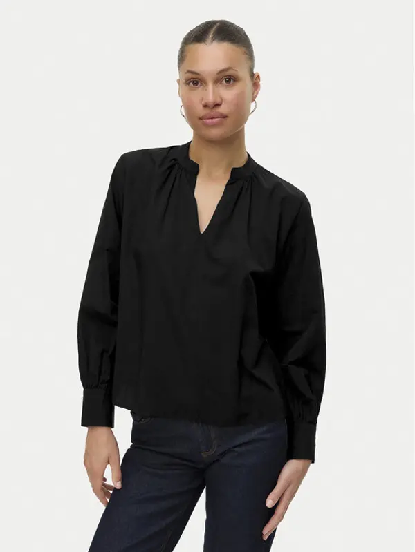 Vero Moda Vero Moda Majica Fanni 10336937 Crna Loose Fit