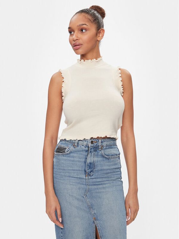 Vero Moda Vero Moda Majica Gold 10297855 Bež Slim Fit