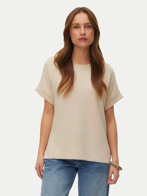 Vero Moda Vero Moda Majica Hali 10339414 Bež Regular Fit