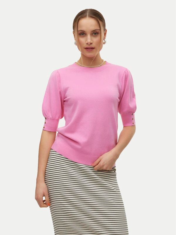 Vero Moda Vero Moda Majica Hollykaris 10310577 Ružičasta Regular Fit