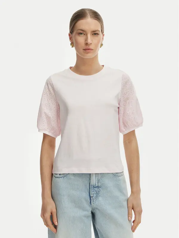 Vero Moda Vero Moda Majica Janni 10340706 Ružičasta Regular Fit