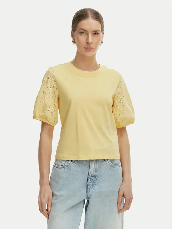 Vero Moda Vero Moda Majica Janni 10340706 Žuta Regular Fit