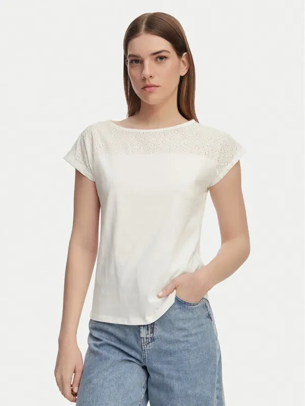 Vero Moda Vero Moda Majica Janni 10340707 Bijela Regular Fit