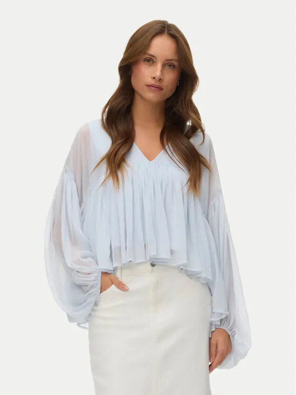 Vero Moda Vero Moda Majica Katie 10346404 Svijetloplava Regular Fit