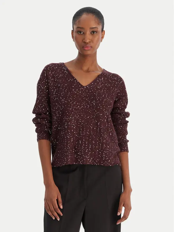 Vero Moda Vero Moda Majica Leilani 10318223 Ljubičasta Loose Fit