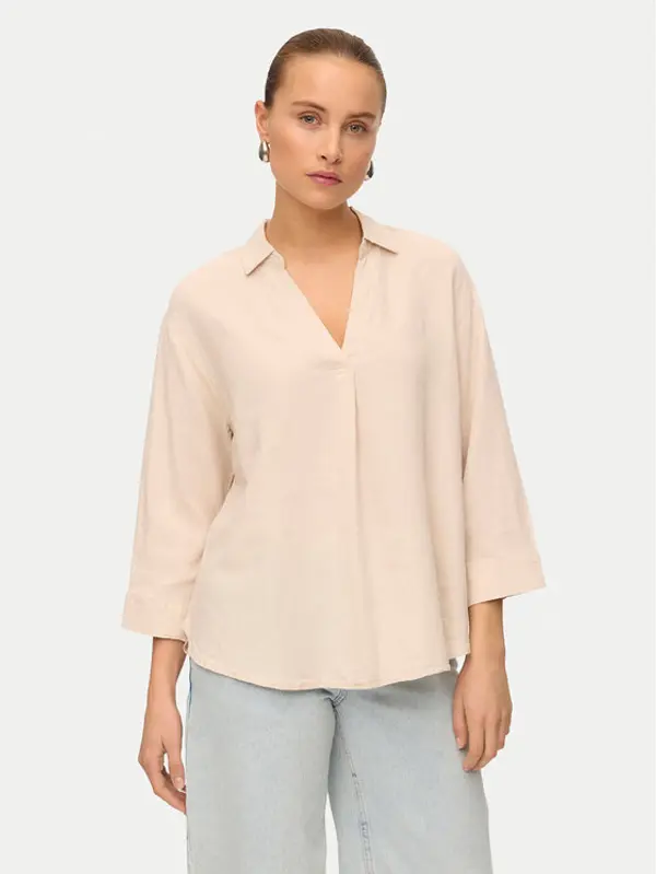 Vero Moda Vero Moda Majica Linn 10310759 Bež Loose Fit