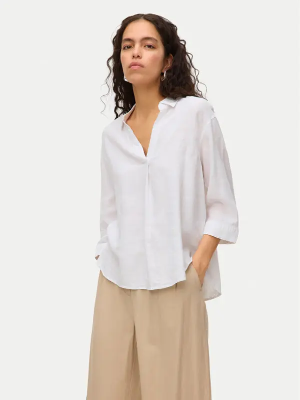 Vero Moda Vero Moda Majica Linn 10310759 Bijela Loose Fit