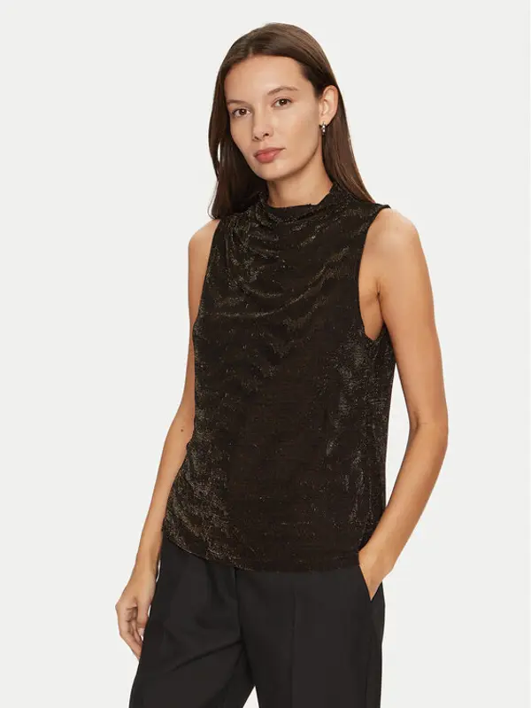 Vero Moda Vero Moda Majica Lucy 10316749 Smeđa Regular Fit