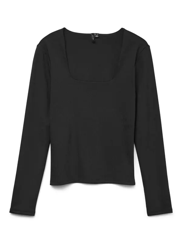 Vero Moda Vero Moda Majica Million 10334613 Crna Regular Fit