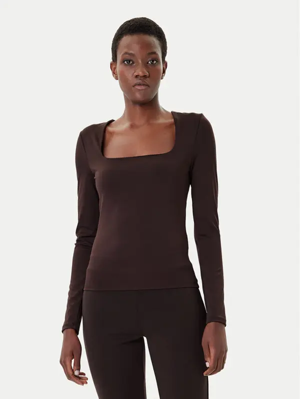Vero Moda Vero Moda Majica Million 10334613 Smeđa Regular Fit
