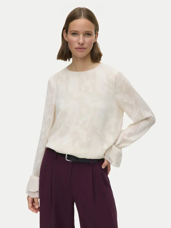 Vero Moda Vero Moda Majica Mishi 10335512 Bež Regular Fit