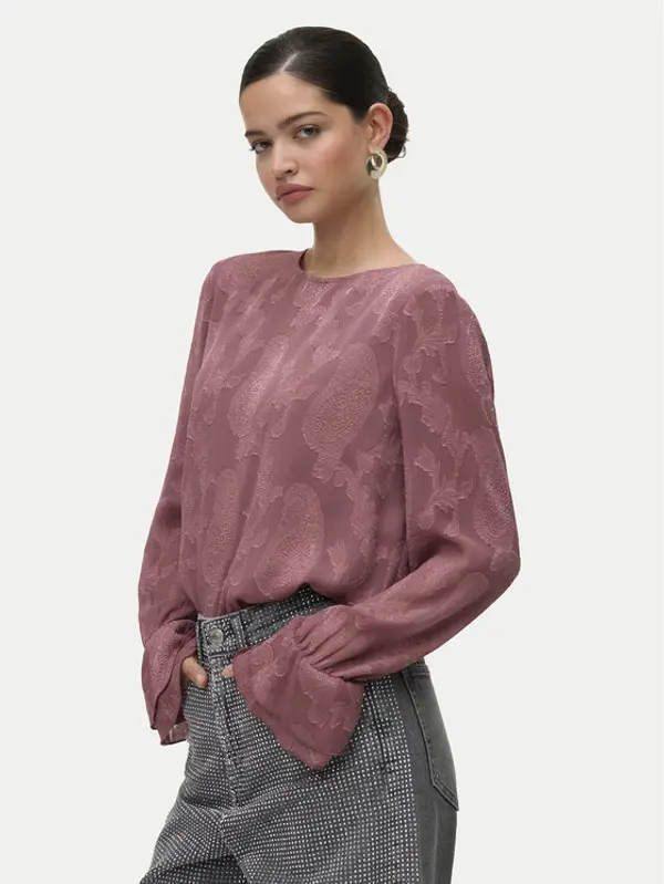 Vero Moda Vero Moda Majica Mishi 10335512 Ružičasta Regular Fit