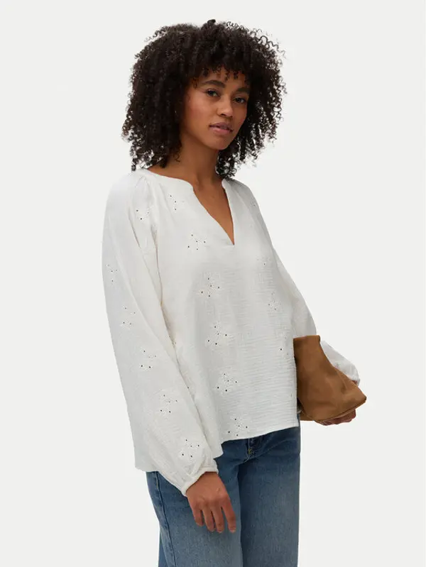 Vero Moda Vero Moda Majica Natali 10342739 Bijela Regular Fit
