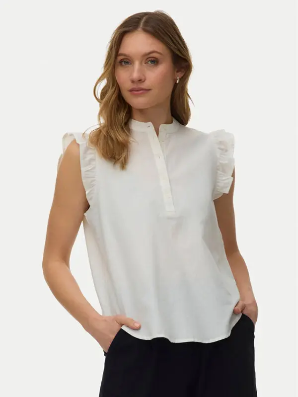Vero Moda Vero Moda Majica Selma 10345667 Bijela Regular Fit