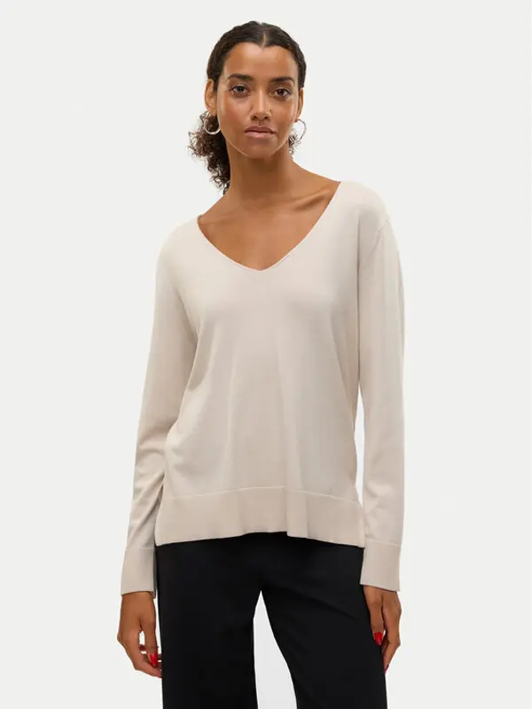 Vero Moda Vero Moda Majica Silje 10320451 Bež Loose Fit